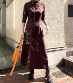 AMERI フラワープリント　ワンピースのサムネイル