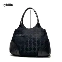 【美品】sybilla シビラ/日本製/刺繍デザイン/ハンドバッグ/トートバッグのサムネイル