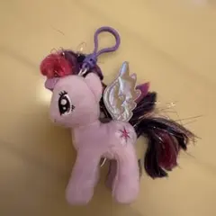 マイリトルポニート ワイライトスパークル　ユニコーン tyストラップ ぬいぐるみ