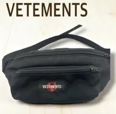 VETEMENTS ヴェトモン ロゴ刺繍 ウエストバッグ 黒 ボディバッグ 2026年最新】VETEMENTS メンズ ボディバッグ・ウエストポーチの人気