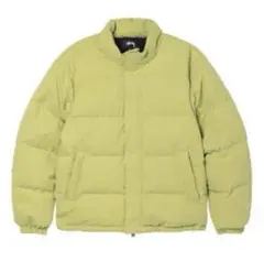 Stussy RIPSTOP DOWN PUFFER JACKET ライム