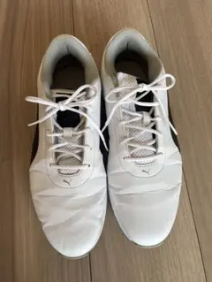 PUMA ゴルフシューズ ホワイト/ブラック 26.5cm
