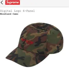 新品supreme supreme Digital Logo 6panelcap
