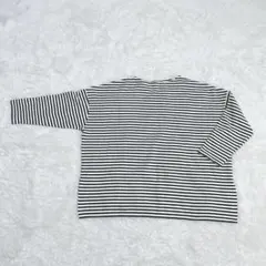AMERICAN HOLIC ボーダーカットソー 長袖 白黒 M【A0150】