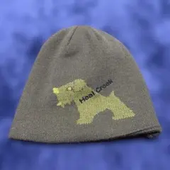 ヒールクリーク　ニット帽　美品　カーキ