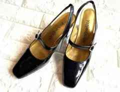 Yves Saint Laurent エナメル ストラップ パンプス23cmのサムネイル