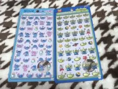 ボンボンドロップシールミニ　スティッチ　エイリアン