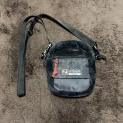 newhattan ボア ショルダーバッグ ブラック