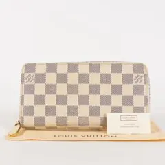 美品✨ヴィトン ダミエ アズール ジッピーウォレット ラウンド 長財布