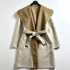 未使用 Louis Vuitton リバーシブル フーデッドラップコートのサムネイル