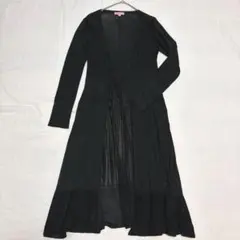 TOCCA ロングカーディガン F 黒 シアーのサムネイル