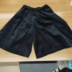 黒 コーデュロイ ハーフパンツ 130cm