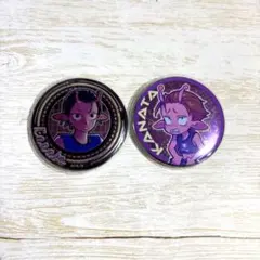 銀河特急ミルキーサブウェイ メタルバッジ 缶バッジ カナタ