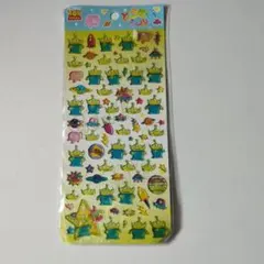 トイ・ストーリー リトルグリーンメンぷっくりとうめい シール