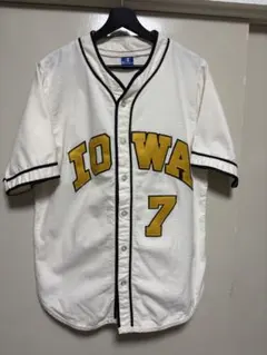 Champion ベースボールシャツ IOWA 7 半袖　アメリカ製のサムネイル