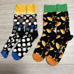 カラフルなデザイン メンズソックスのサムネイル
