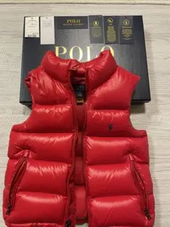 【値引き】Polo Ralph Lauren 赤 ダウンベスト