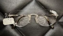 未使用デッドストック　MARIKO LONDON メガネフレーム　フチ無し