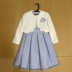 【Walts by BEAMS DESIGN】入学式水色ワンピース120 4点