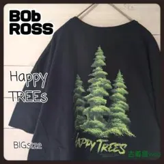 90Ｓ古着ボブ・ロスバッグロゴオーバーサイズＴシャツブラック