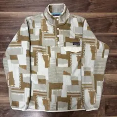 美品 パタゴニア シンチラスナップt SWBW L デジカモ フリース 15年製