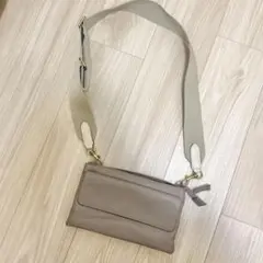 新品未使用・廃盤】lulun ショルダーウォレット シルバー soleile 