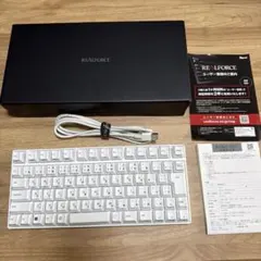 REALFORCE キーボード本体 ホワイト　日本語配列のサムネイル
