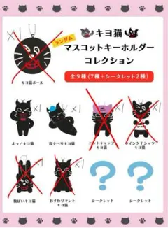 キヨ猫 マスコットキーホルダーコレクション