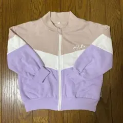 FILA キッズ　パーカー　ピンク　パープル