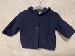 baby GAP フード付きカーディガン 0-3ヶ月 くま