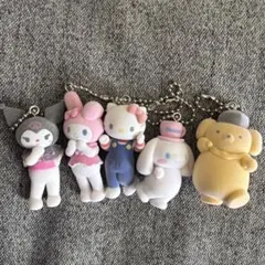 サンリオキャラクター ガチャ ミニチュアチャーム ライブキャラクター 5種セット