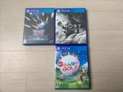 PS4 Ghost of Tsushima Newみんゴル 地球防衛軍5　セット