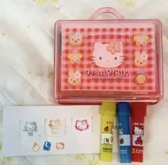 ハローキティ スタンプセット メモ帳付き 2003、2000年製