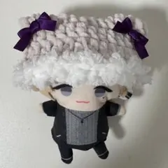 にじぱぺ にじぱぺっと ラメ 猫耳ニット帽 ハンドメイド ぬい服 叶