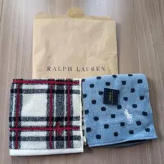 Ralph Lauren タオルハンカチ 2枚セット