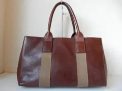 本革☆SAZABY(サザビー)☆レザートートバッグ　ブラウン