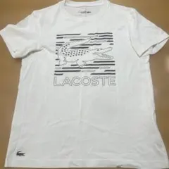 ラコステ LACOSTE ホワイト Tシャツ US L 値段交渉OK