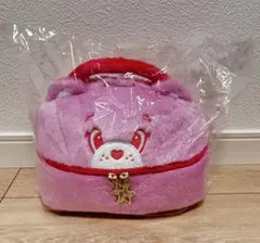 ケアベア ぬいぐるみ バニティポーチ ピンク
