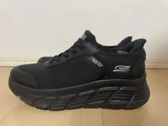 《美品》スケッチャーズ ハンズフリー スリップインズ ブラック 25.0cmのサムネイル