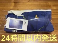 新品未開封　Wpc. 折りたたみ傘　収納ポーチ　花柄　晴雨兼用　ブルー