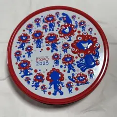 【傷あり】大阪万博　EXPO 2025 ミャクミャク　キャラクター缶　空き缶