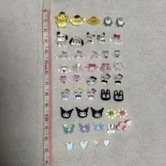 サンリオ キャラクター ネイルパーツ デコレーション レジン 40個　まとめ売り