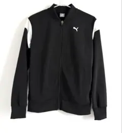 PUMA プーマ　ジャージ ジャケット ブラック/ホワイト　トラックジャケット