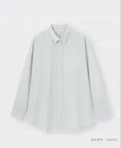 GU イージーケアシアーオーバーサイズシャツ