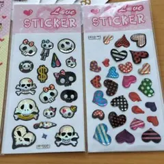 平成レトロ ぷっくりホログラムシール 平面シール8枚セット