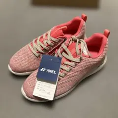 新品　YONEX パワークッションウォーキングシューズ　ピンク 23.0cm