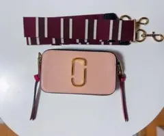マークジェイコブス ショルダーバッグ スナップショット ピンクマルチ