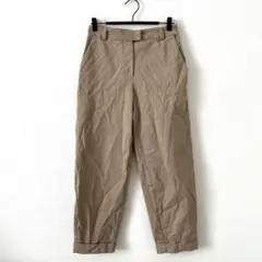 Z12-068 ZARA ストレートチノパン 34 ベージュ ベーシック