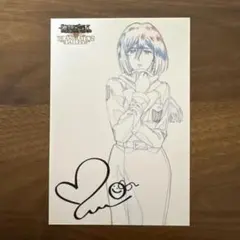 進撃の巨人 ANIMATION GALLERY 原画展 ミカサ ポストカード