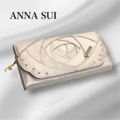 ANNA SUI アナスイ　ローズウッド　長財布　がま口　パッチワーク　薔薇のサムネイル
